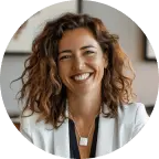 Portrait of the happy customer